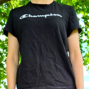 Womens small, black, Champion shirt